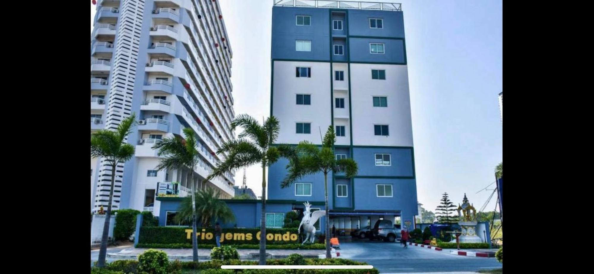 Trio Gems Condo, Pattaya Thailand Jomtien Beach Esterno foto